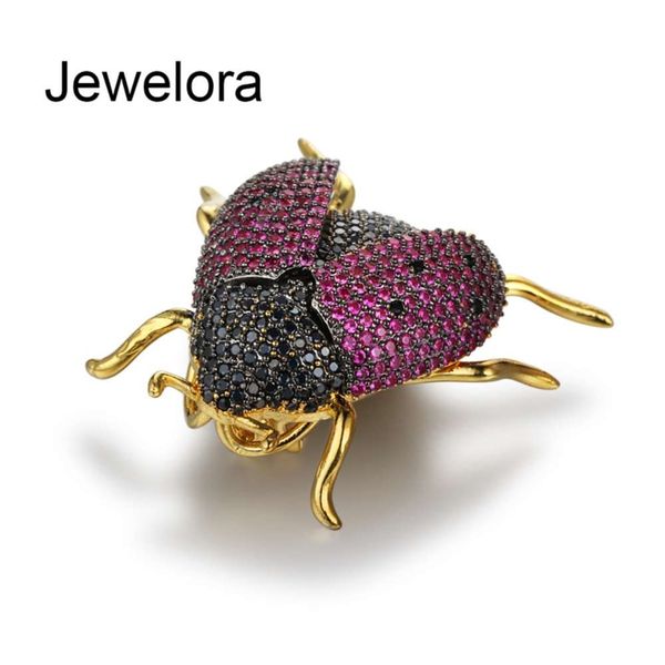 

pin seven star ladybug animal brooch pendant dual purpose ne102766, Gray