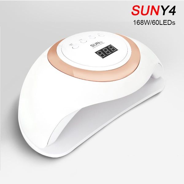

nail dryers 2021 168w uv led lamp dryer for 4 timer setting porfessional gel portable handle curing manicure tool