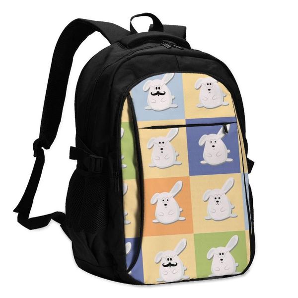 

backpack 2021 lapusb bunnies facial expressions travel male women leisure