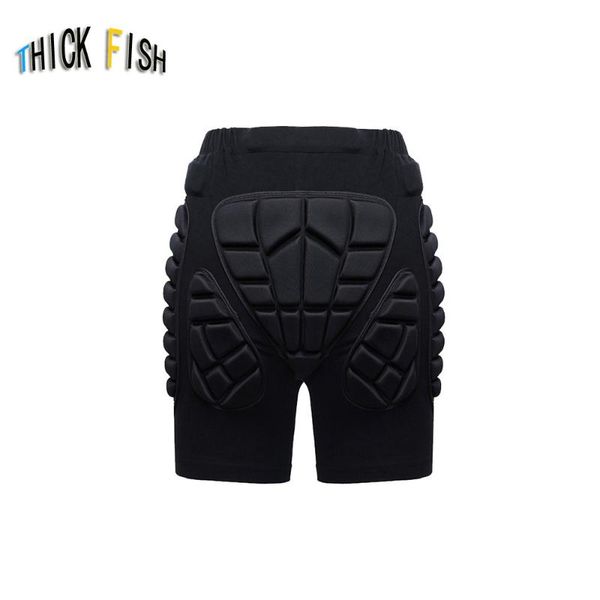 

elbow & knee pads skating skiing diaper pants thickening children hockey breathable sports diapers protectors, Black;gray