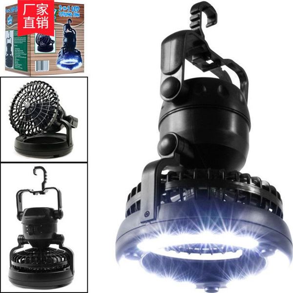 

camping lamp led with fan high power tourism emergency tent light portable lanterns