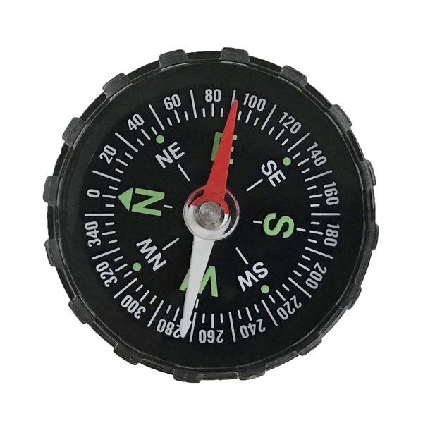 

outdoor gadgets 1pc portable mini precise compass practical guider for camping hiking north navigation survival button design