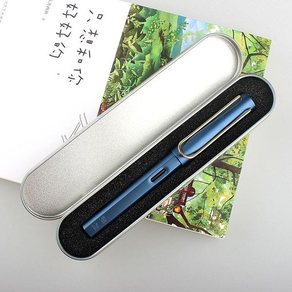

fountain pens luxury quality pen frosted green rose red blue 0.38mm nib calligraphy fashion office school supplies ink