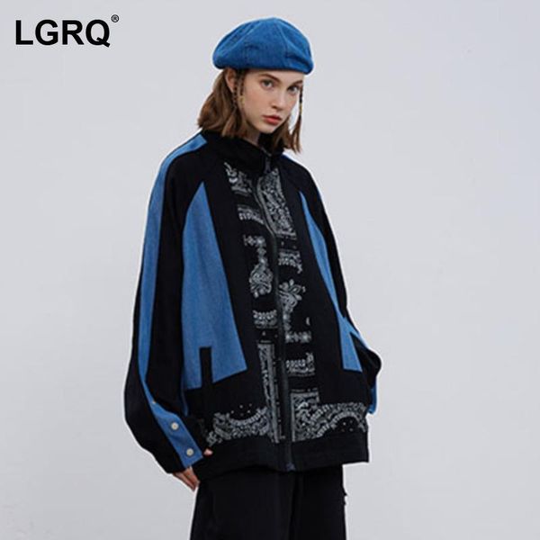 

women's jackets [lgrq] printed safari style loose jacket lapel long sleeve female coat fashion tide spring autumn 2021 19d3937, Black;brown