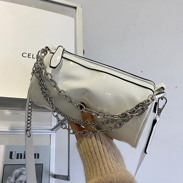 

niche design high-end style handbag 2021 new fashion all-match ins messenger cross-bag chain cylinder bag width: 20cm