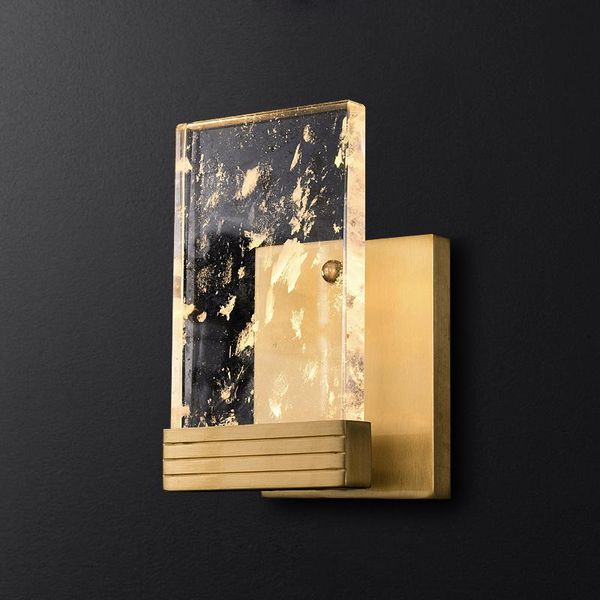 

wall lamp modern minimalist luxury crystal large copper american style living room bedroom background el aisle lamps