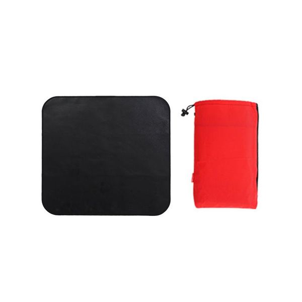 

tools & accessories foldable barbecue outdoors camping picnic portable thin heat insulation ember pad deck flame retardant fireproof cloth g