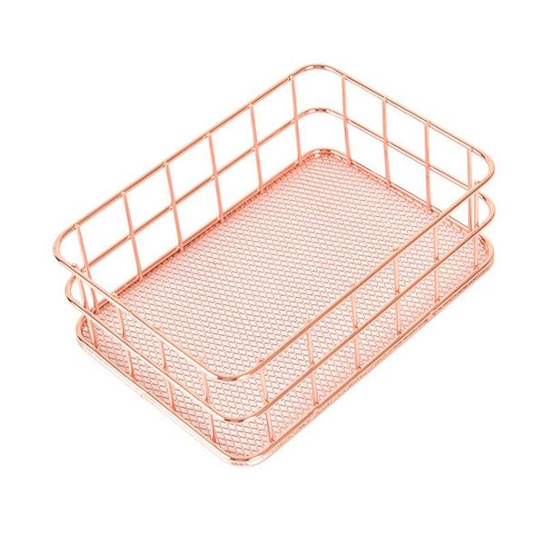 

hanging baskets rose gold iron storage bin rack cabinet basket kitchen organizer cupboard