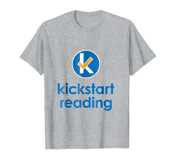 

kickstart reading logo shirt, White;black