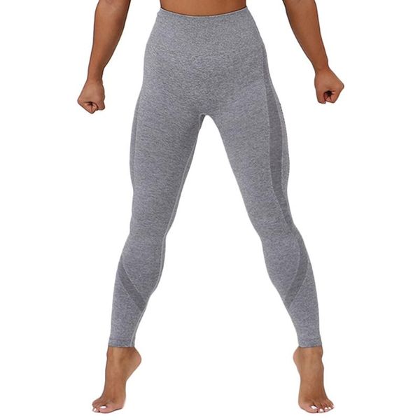 

yoga outfit seamless pants women high waist push up running sport gym hollow breathable workout fitness leggings