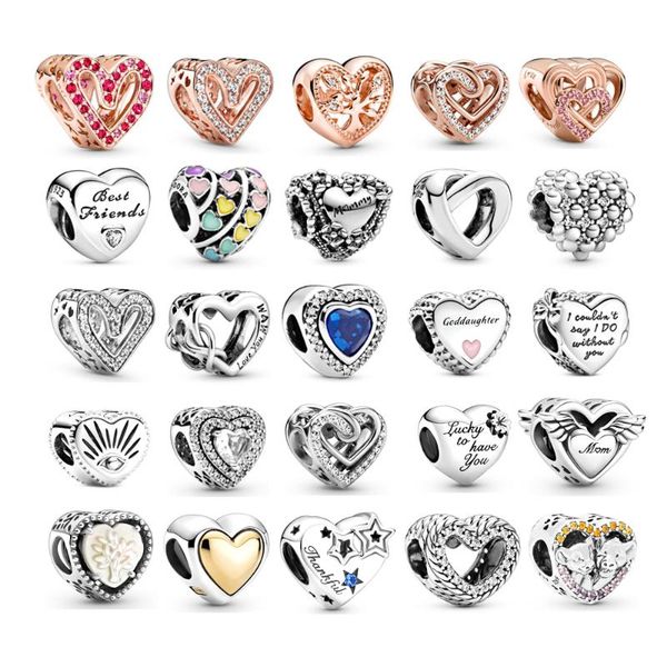 

other 2021 jewelry gifts for women bracelets diy plata love heart charms fit original 925 sterling silver beadeds bangle