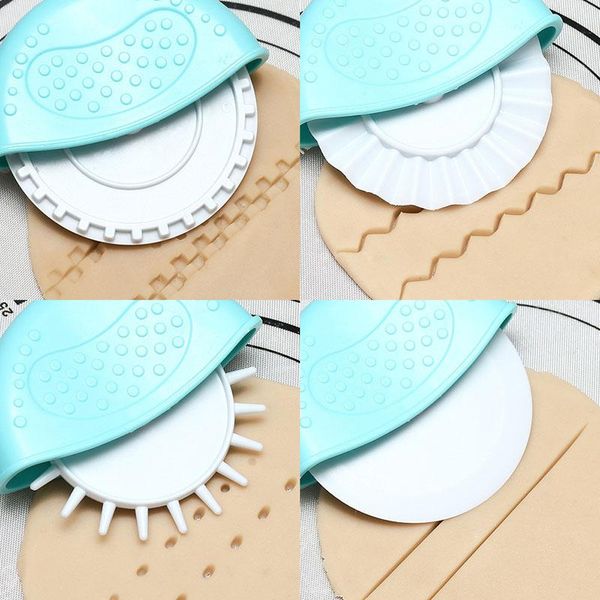 

4pcs noodle maker lattice roller docker dough patterns cutter tool helper diy cutting baking tools kitchen accessories set & pastry