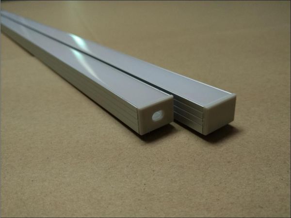 

20pcs x 1.5m anodize aluminum profile for led strips with pc cover, mounting clips and end caps bar lights