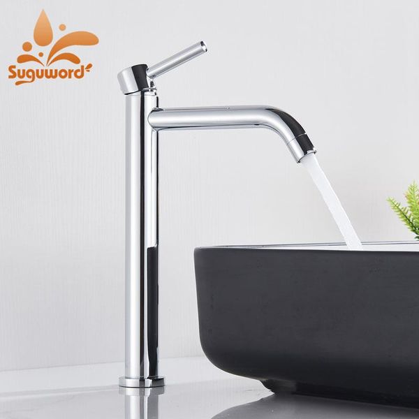 

bathroom sink faucets chrome basin deck mounted faucet tall cold water tap single handle taps bathrom torneira