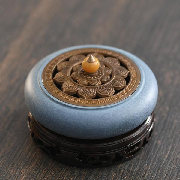 

pure copper incense burner diffuser sandalwood antique indoor household bruleur encens home decoration eb50xx fragrance lamps