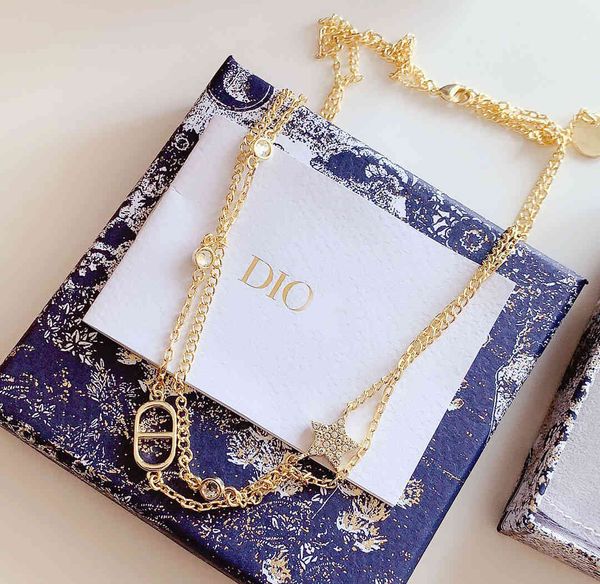 

2020 new star double necklaces bracelet, Silver