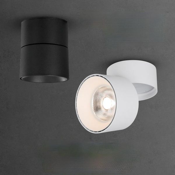 

downlights nordic adjustable round anti glare background aisle ceiling lights spotlights focos led para casa home decor dk50dl
