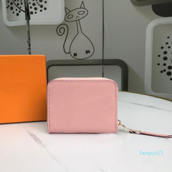 

wholesale new embossing card holder classic short wallet for women