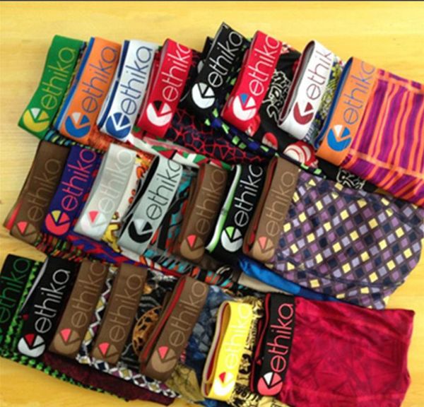 

22 new luxury designer ethika men's boxing underwear sports hip hop rock sports underpants skateboard street fashion fast dry, Black;white