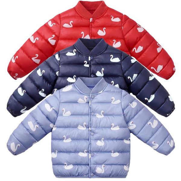 

children's winter leisure cartoon jackets kids down coat baby warm jacket outerwear clothes for boys and girls 0-6y, Blue;gray