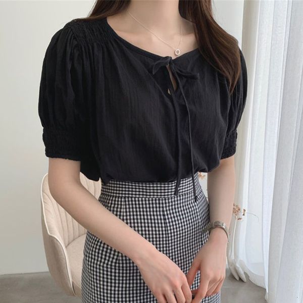 

women's tanks & camis hzirip female lace blouse, casual solid-colored vintage wide shirt with income for office nm71, White