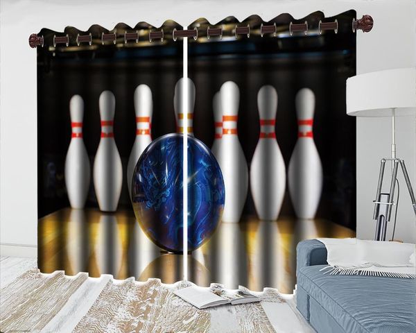 

curtain & drapes 3d blackout beautiful bowling curtains luxury el office living room bedroom european style