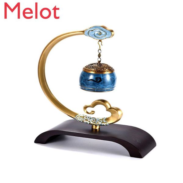 

beijiang incense burner pure copper home indoor classical zen ruyi music hanging small sandalwood stove creative fragrance lamps