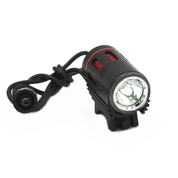 Luce per bicicletta XM-L2 LED Bike DC Port Front Head Lamp 4 Modalità 1000lm HeadLamp Ciclismo HeadLight Torcia