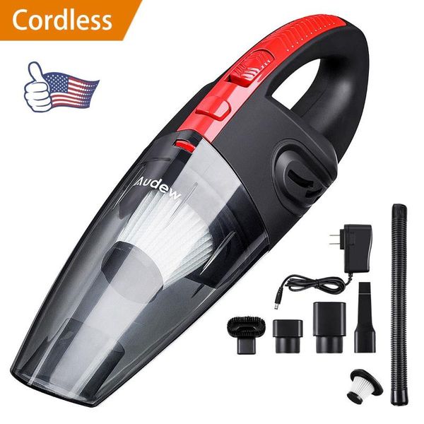 

vacuum cleaners audew 120w 4000pa handheld cordless cleaner for car home use hepa filter mini portable rechargeable wet dry 2200mah