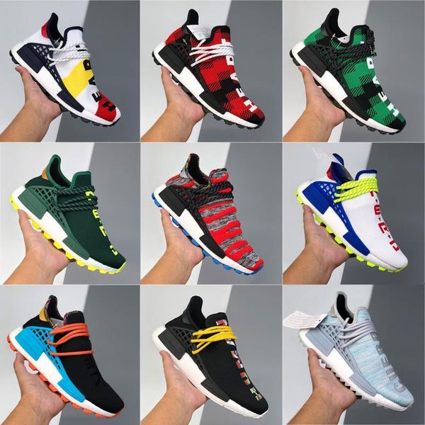 

fashion nmd mens womens running shoes pharrell williams solar pack mother bbc black yellow human race pale nude nerd cream sneaker