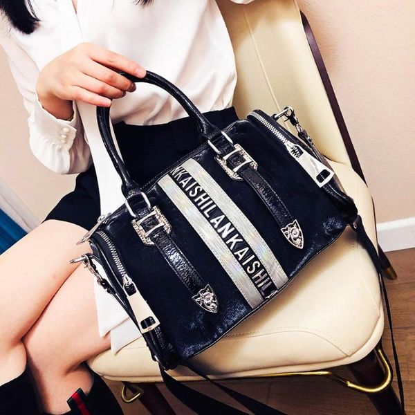 

evening bags handle 2021 women's brand sac a main boston black handbag tote shoulder crossbody bolso luxury designer purses