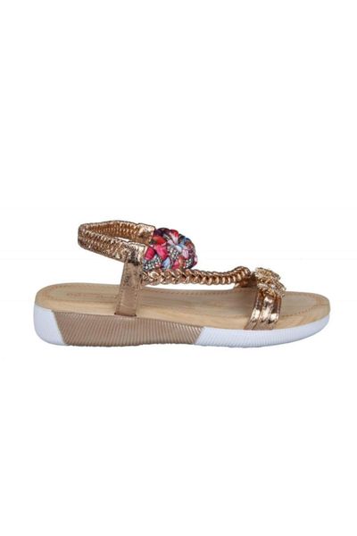 

sandals women's gold orthopedic 20y232-8, Black