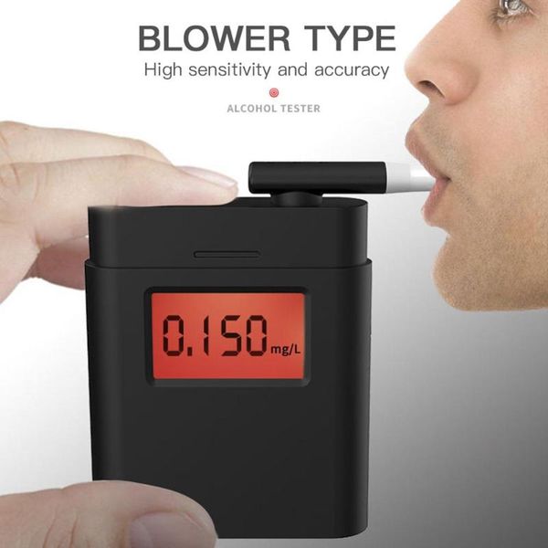 

car accessories breathalyzer portable alcohol tester with digital lcd for personal & professional use alkotester meter alcoholism test