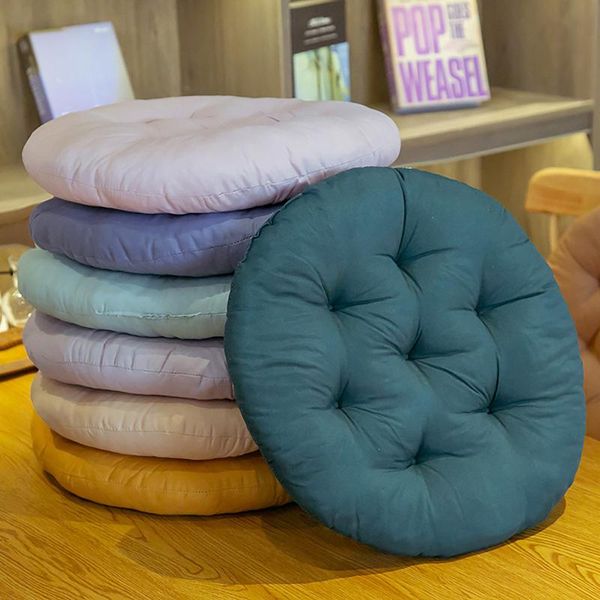 

cushion/decorative pillow chair cushion round cotton upholstery soft padded pad office home car cottons