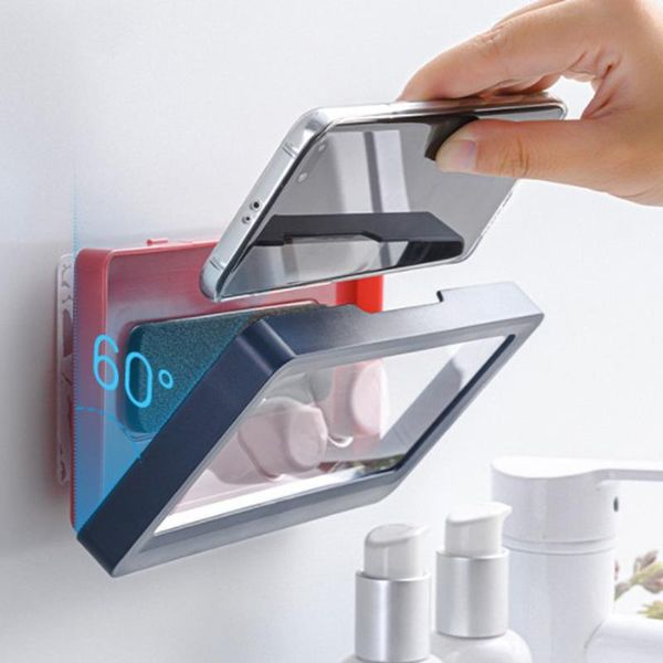 

storage bags faroot punch-bathroom phone case waterproof mobile holder wall mount