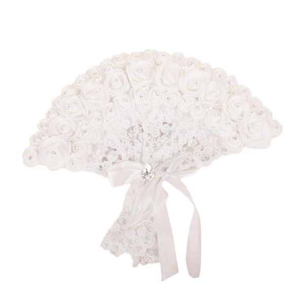 

handheld wedding fan rose fans for bride supplies po shooting props other home decor