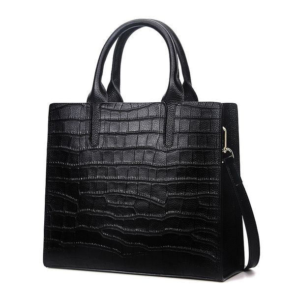 

cowhide one-shoulder handbag style ladies bags all-match temperament women's fashion messenger bag 9666