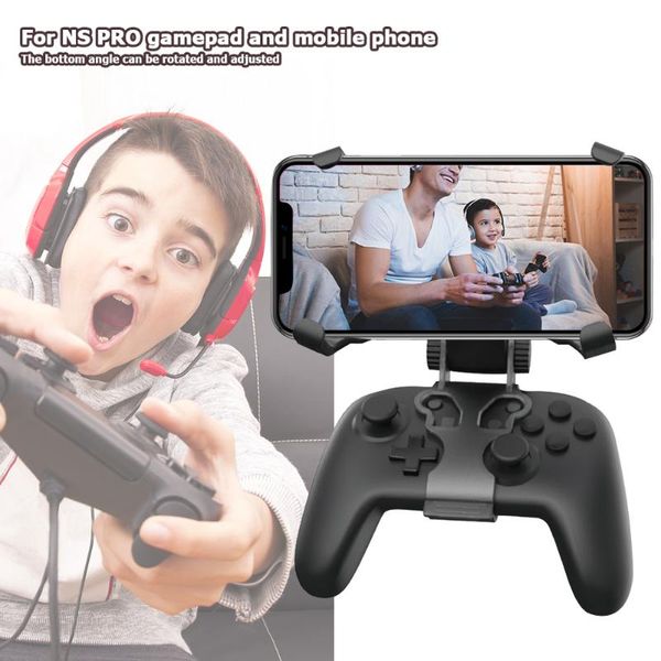 

cell phone mounts & holders wireless controller mount accessory hand grip personal mobile for n-switch pro gamepad clip