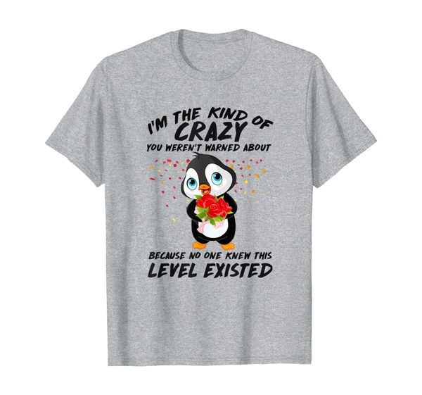 

penguin kind of crazy t-shirt, White;black