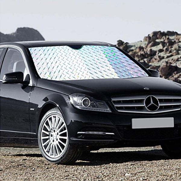 

car sunshade sun shield laser summer plate front windshield window