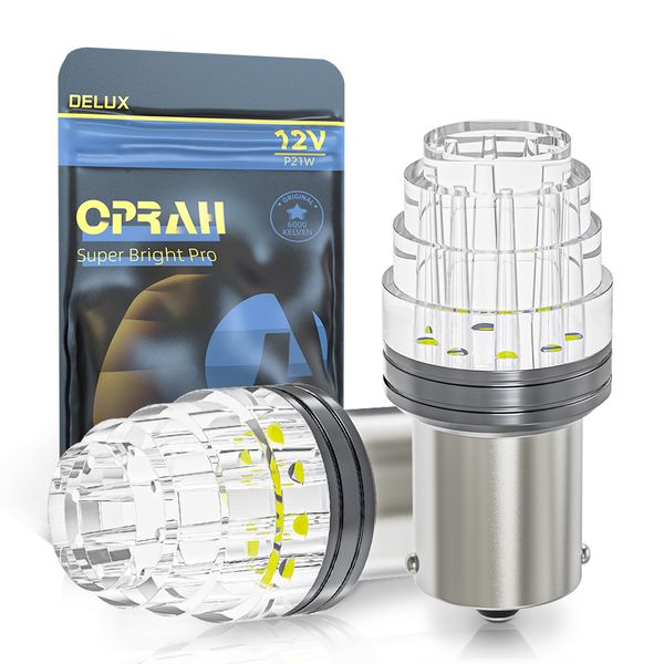 2x Novo 1156 BA15S P21W LED Bulbs P21 / 5W Bay15D 1157 3030 LED Car Luz Luz de Freio Lâmpada de Sinal Auto Backup Lâmpada Reversa Branco Vermelho