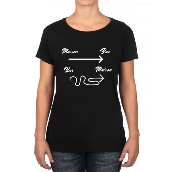 

womens t-shirt house bar-bar house, White;black