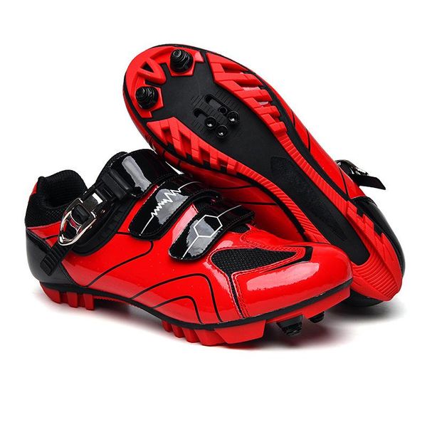 

cycling shoes self-locking speed mountain bike nonslip professional women athletic bicycle sneakers road racing footwear, Black