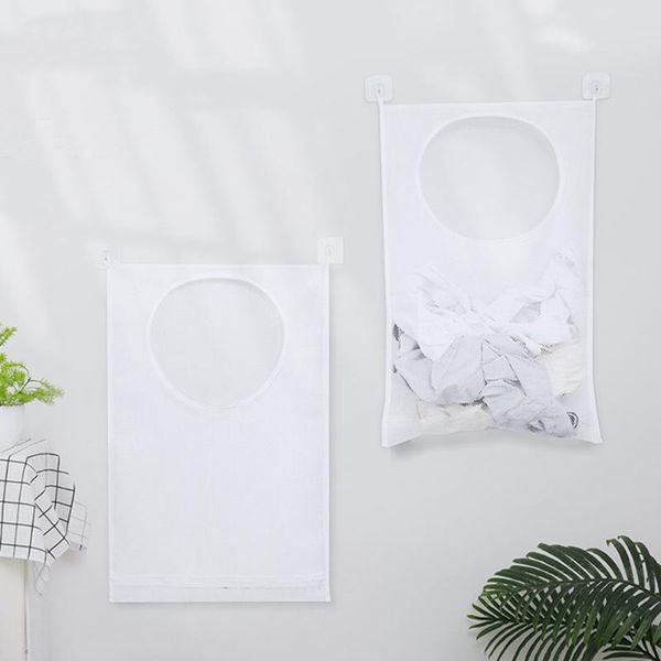 

storage bags home dirty clothes bag wall mounted laundry basket bathroom organizer washing toy