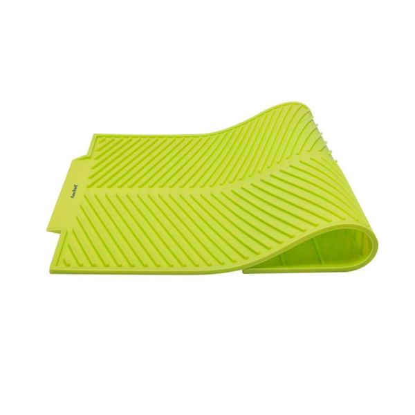 

mats & pads silicone dish drying drainer mat heat resistant trivet draining bpa 43cm by 33cm