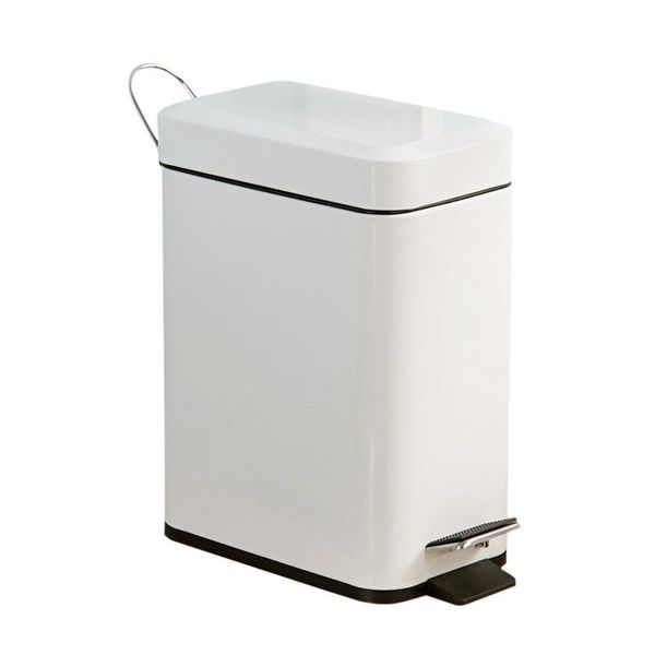

waste bins trash can bathroom kitchen living room office 5l garbage dustbin storage bucket box white