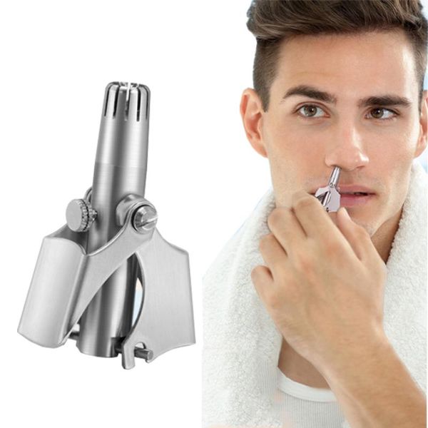 

electric nose & ear trimmers portable hair trimmer clipper scissors stainless steel manual beauty makeup face cleaning tool for men women ea
