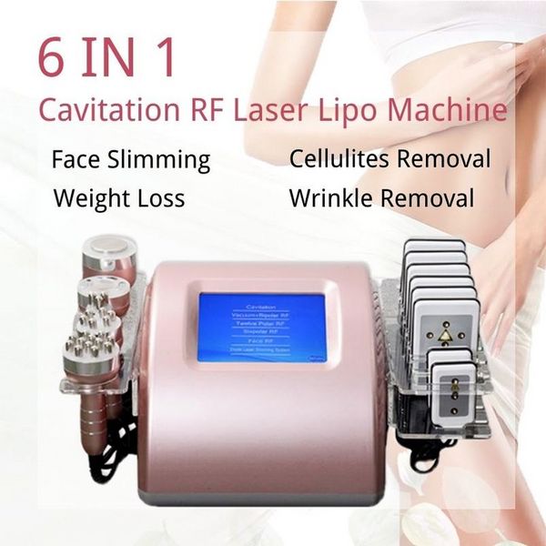 Schlankheitsmaschine Radiofrequenz-Facelift-Maschine Multipolare HF-Hautstraffung Tripolares Faltenentfernungsgerät Ultraschallkavitation Lipolaser-Ausrüstung