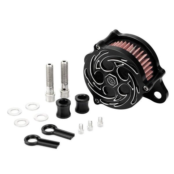 

black cnc air cleaner intake filter for sportster iron xl 883/1200 custom 04-15 car freshener
