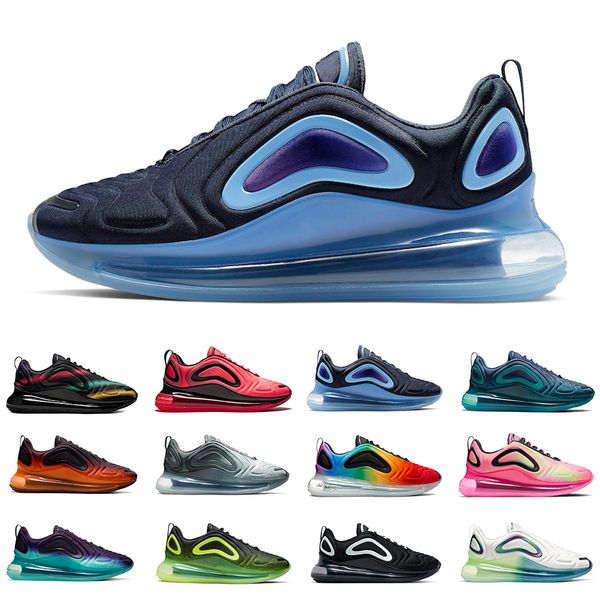 

2022 720 mens running shoes sneakers metallic platinum university flash triple black sea forest pistachio frost oreo obsidian men women trai